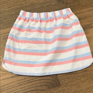 The Beaufort Bonnet Company Suzanne Skirt in New River Nautical Stripe